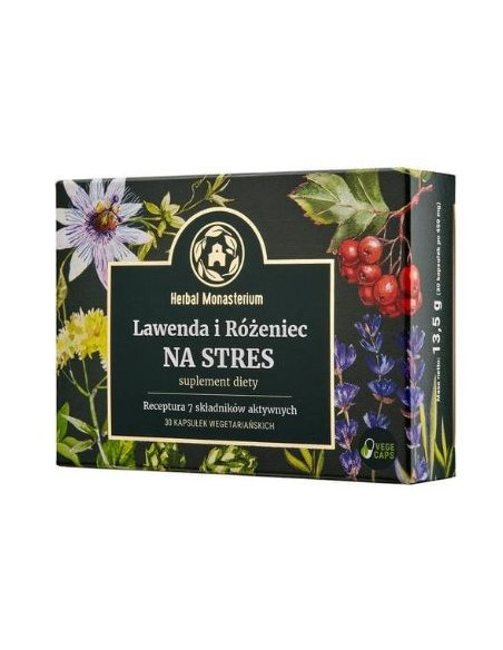 Lawenda i Różaniec Na Stres - 30kaps - Herbal Pharmaceuticals