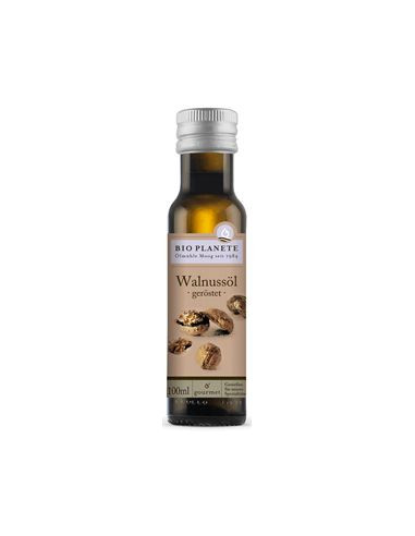 Olej z orzechów włoskich (z prażonych orzechów) bio - 100ml - Bio planete