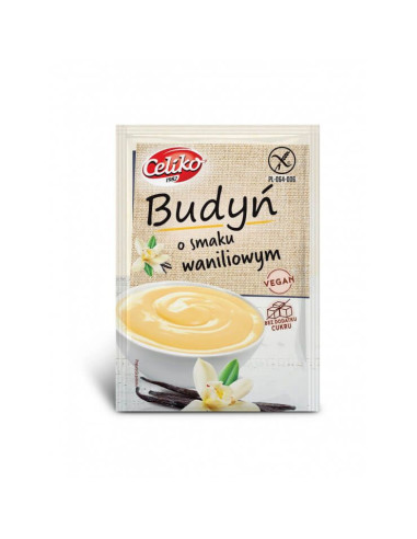 Budyń O Smaku Waniliowym Bez Glutenu - 40g - Celiko