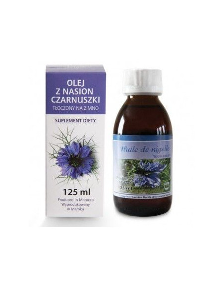 Olej z Czarnuszki 100% Pure Naturelle - 125ml - Maroko Produkt