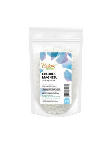 Chlorek magnezu w płatkach do kąpieli - 1kg - Batom