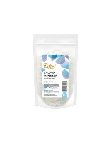Chlorek magnezu w płatkach do kąpieli - 1kg - Batom
