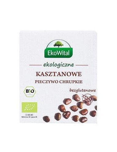Pieczywo chrupkie z kasztanami bezglutenowe - 100 g - Ekowital