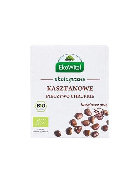 Pieczywo chrupkie z kasztanami bezglutenowe - 100 g - Ekowital