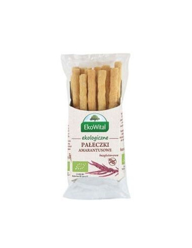 Pałeczki Amarantusowe Bezglutenowe BIO - 50g - EkoWital