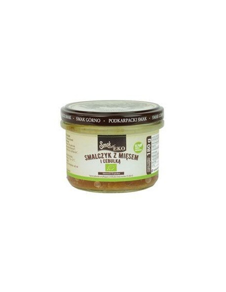 Smalczyk z mięsem i cebulką BIO - 180g - Smak EKO