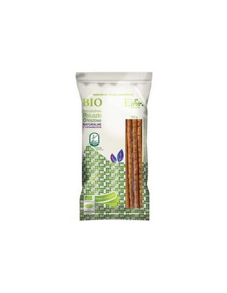 Paluszki orkiszowe pełnoziarniste naturalne z topinamburem BIO - 150g - Envoy