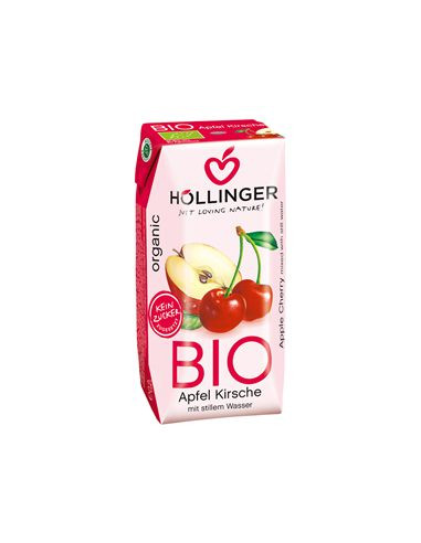 Napój jabłkowo - wiśniowy bio - 200ml - Hollinger