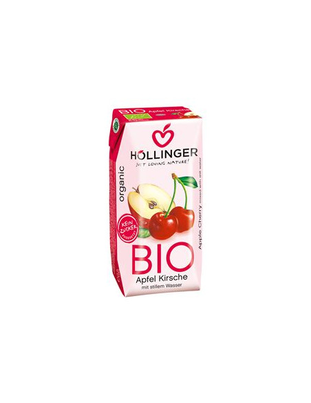 Napój jabłkowo - wiśniowy bio - 200ml - Hollinger