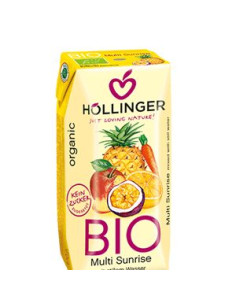 Napój wieloowocowy z sokiem z marchwi sunrise - 200ml - Hollinger
