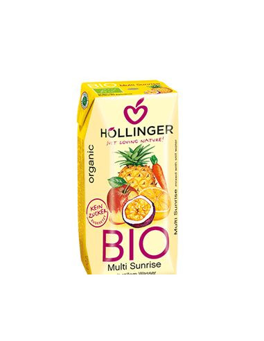 Napój wieloowocowy z sokiem z marchwi sunrise - 200ml - Hollinger