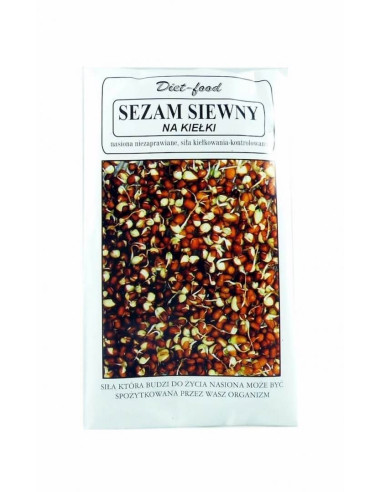Nasiona do kiełkowania sezam siewny - 80g - Dietfood