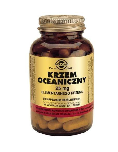 Krzem Oceaniczny 25mg - 50kaps - Solgar