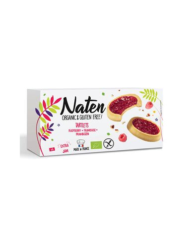 Tartaletki z dżemem malinowym - 130g - Naten