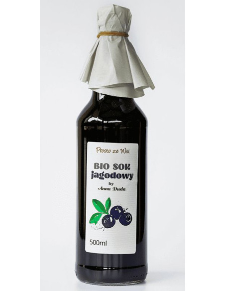 Sok ekologiczny Jagodowy - 500 ml - Anna Duda