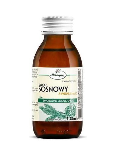 Syrop Sosnowy z Witaminą C - 100ml - Herbapol Kraków