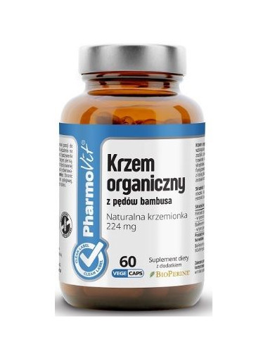 Krzem Organiczny Z Pędów Bambusa - 60kaps - PharmoVit