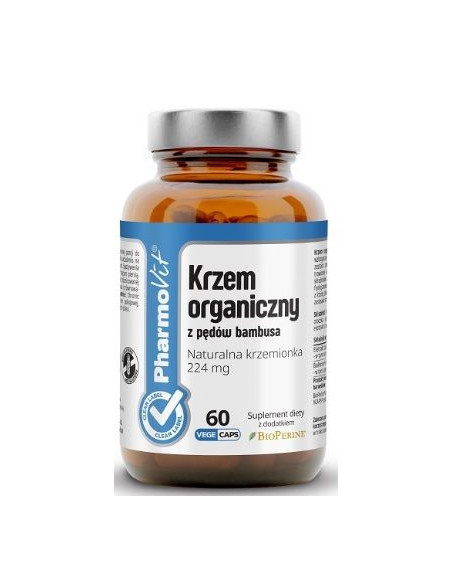 Krzem Organiczny Z Pędów Bambusa - 60kaps - PharmoVit