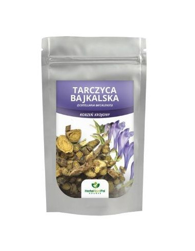 Tarczyca Bajkalska korzeń krojony - 100g - Herbanordpol