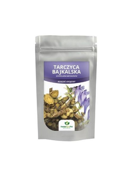Tarczyca Bajkalska korzeń krojony - 100g - Herbanordpol