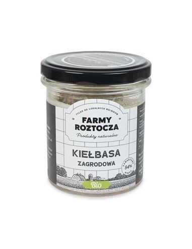 Kiełbasa zagrodowa bio (słoik) - 250g - Farmy roztoczy