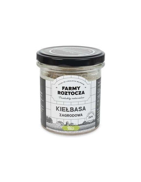 Kiełbasa zagrodowa bio (słoik) - 250g - Farmy roztoczy