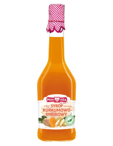 Syrop Kurkumowo- Imbirowy - 500ml - Polska Róża