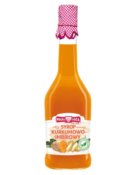 Syrop Kurkumowo- Imbirowy - 500ml - Polska Róża