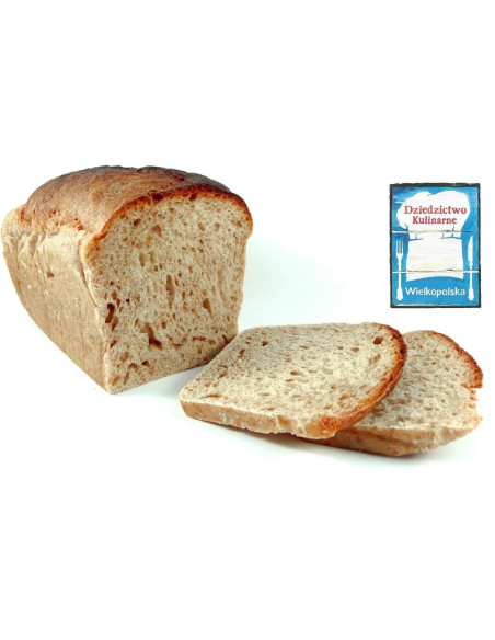 Chleb orkiszowy Św. Hildegardy na zakwasie 100% - 650g - Piekarnia Sarnowska