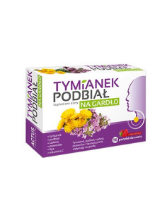 Tymianek podbiał bez cukru - 16pastylek - Actus