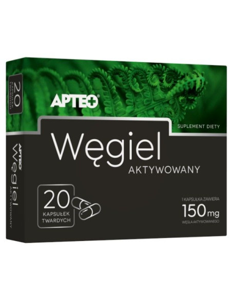 Carbo Węgiel Aktywowany - 20kaps - Apteo