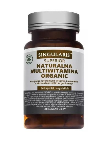 Naturalna Multiwitamina Organic - 30kaps - Singularis