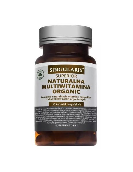 Naturalna Multiwitamina Organic - 30kaps - Singularis