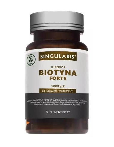 Biotyna forte 5mg  - 60kaps - Singularis