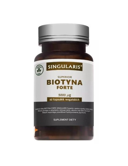 Biotyna forte 5mg  - 60kaps - Singularis