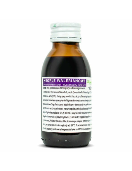 KROPLE WALERIANOWE 100ML /HERBAPOL KRAKO