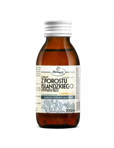 Syrop z Porostu Islandzkiego i Kwiatu Bzu - 100ml - Herbapol Kraków