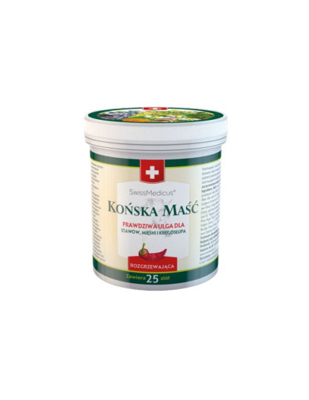 Maść końska rozgrzewająca - 250ml - Swiss Medicus