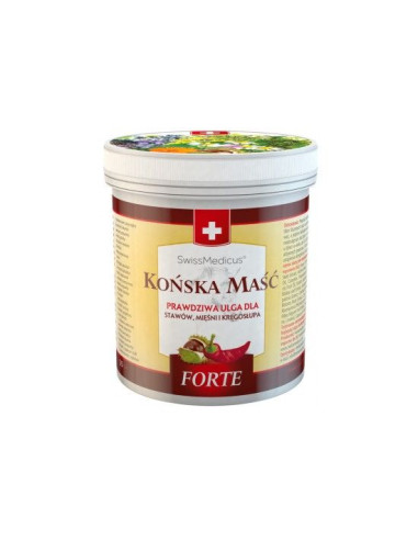 Maść końska rozgrzewająca Forte - 250ml - Swiss Medicus