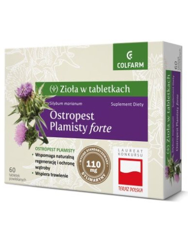 Ostropest Plamisty Forte 110mg - 60tabl - Colfarm