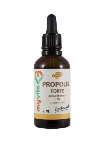 Propolis Bez Alkoholu 10% Krople - 50ml - MyVita