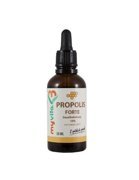 Propolis Bez Alkoholu 10% Krople - 50ml - MyVita