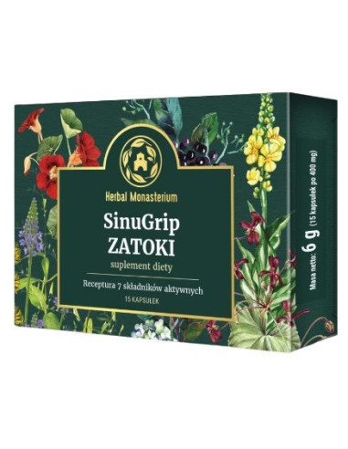 SinuGrip Zatoki - 15kaps - Herbal Monasterium