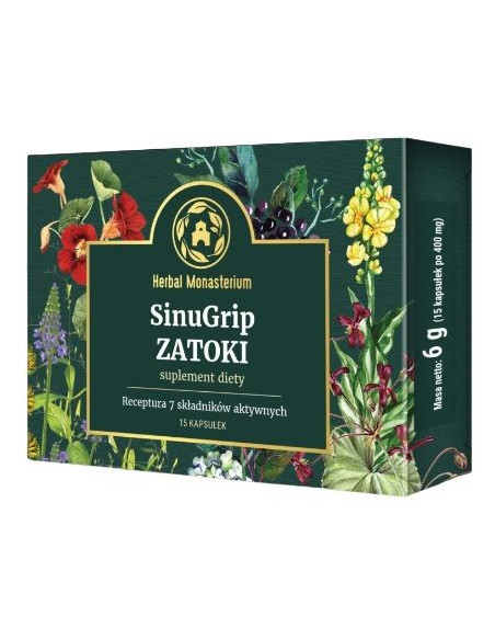SinuGrip Zatoki - 15kaps - Herbal Monasterium