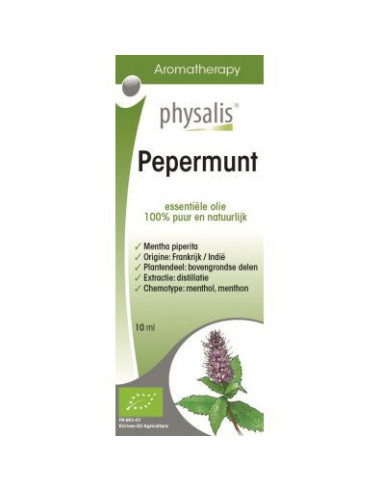 Olejek Eteryczny Pepermunt Mięta Pieprzowa Bio - 10ml - Physalis