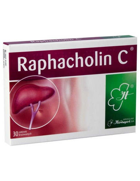 Raphacholin C - 30draż - Herbapol Wrocław