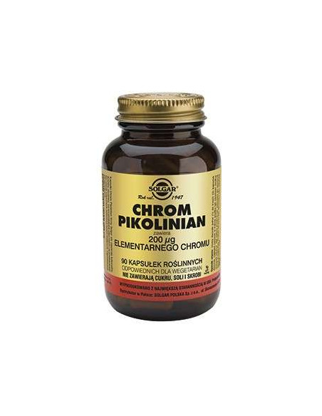 Chrom Pikolinian 200ug - 90kaps - Solgar