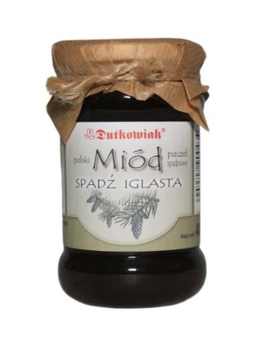 Miód ze Spadzi Iglastej - 400g - Dutkowiak