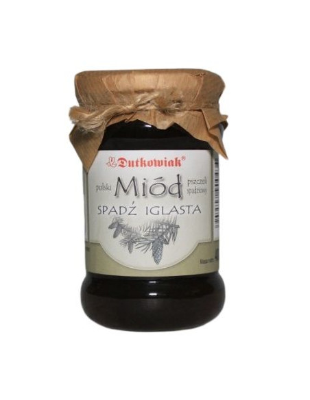Miód ze Spadzi Iglastej - 400g - Dutkowiak