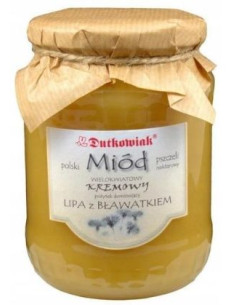 Miód lipowo-bławatkowy - 900g - Dutkowiak